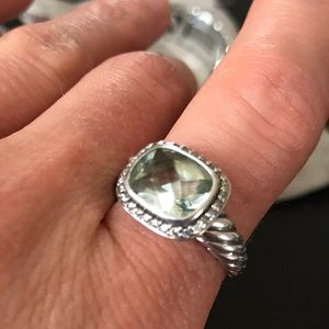 David Yurman Prasiolite Noblesse Ring